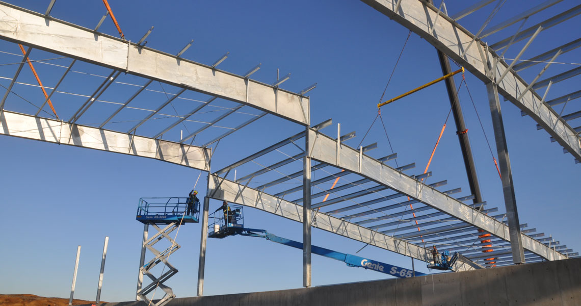 Framing the roof on the building image 10